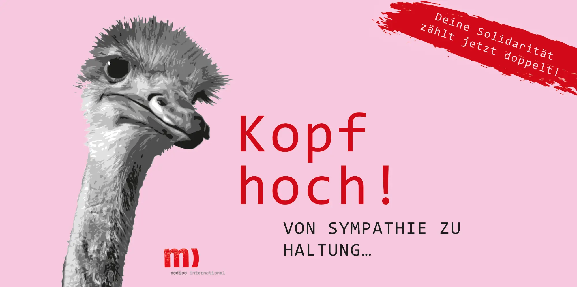Verdopplungsaktion Spenden 2026 medico international